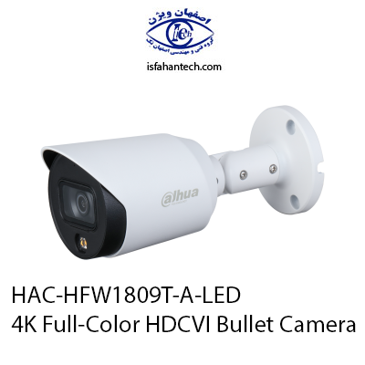 HAC-HFW1809T-A-LED 4K Full-Color HDCVI Bullet Camera