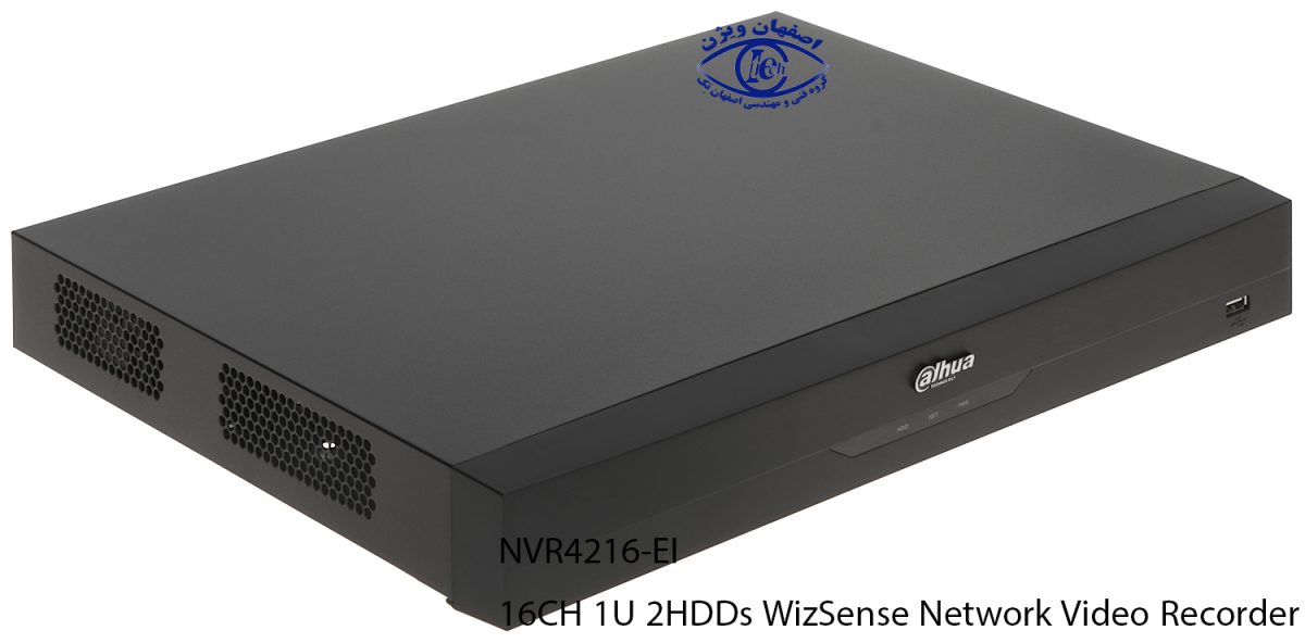 NVR4216-EI 16CH 1U 2HDDs WizSense Network Video Recorder