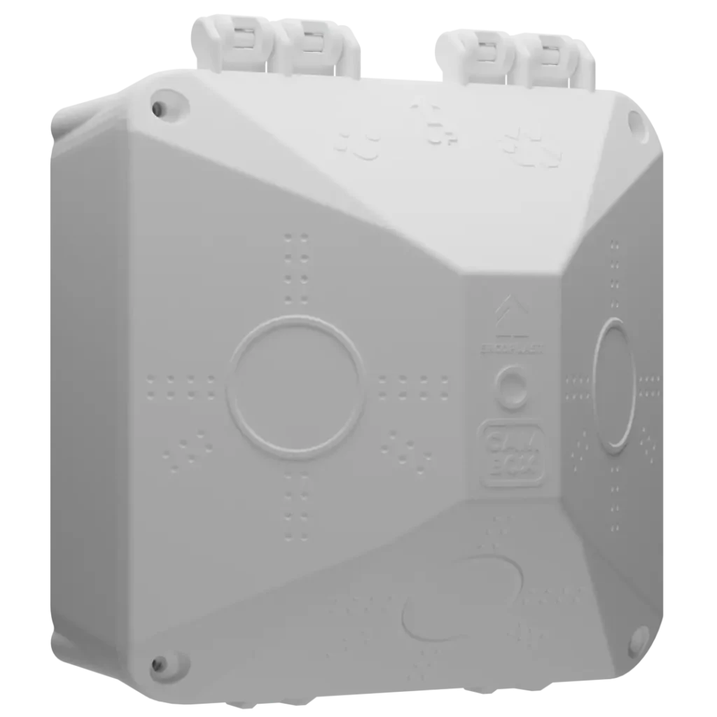 کم‌باکس ۳۶۰ (CamBox 360) | باکس پایه دوربین ۱۶×۱۶ با قابلیت نصب چندگانه و گارانتی مادام‌العمر
