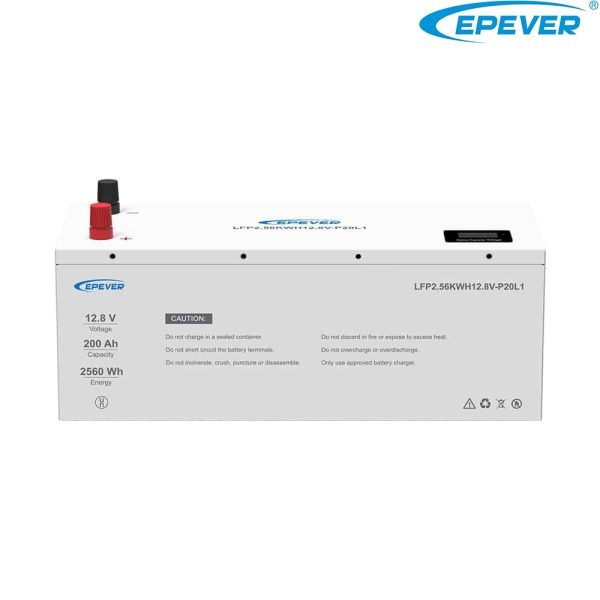 معرفی و تجزیه و تحلیل تخصصی باتری لیتیوم 200 آمپر Epever مدل LFP2.56KWH12.8V-P20L1