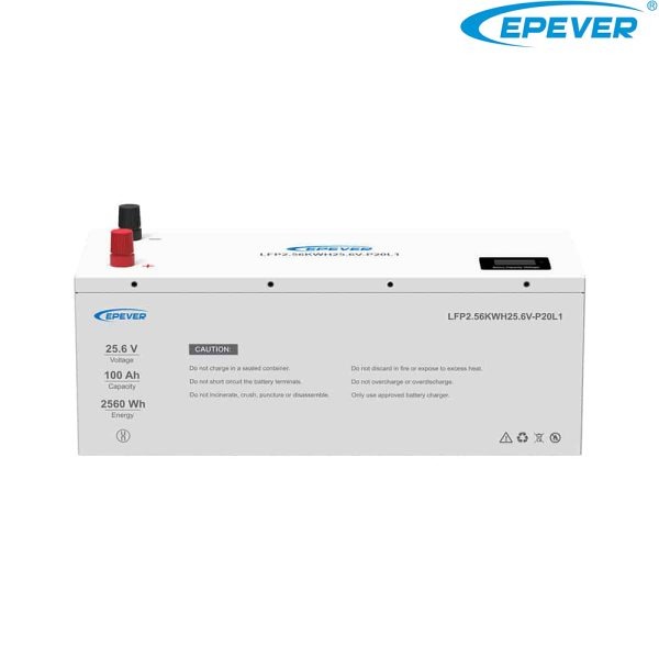 معرفی و تجزیه و تحلیل باتری لیتیوم 100 آمپر Epever مدل LFP2.56KWH25.6V-P20L1