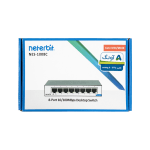 سوئیچ 8 پورت نتربیت NES-1008C با بدنه فلزی مقاوم، نصب آسان و گارانتی 36 ماهه آونگ. مناسب برای منازل، دفاتر و فروشگاه‌ها. از اصفهان تِک بخرید!