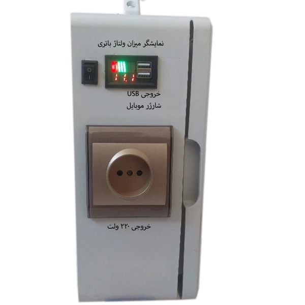 نمای جانبی پاوراسیشن هورآذین همراه با توضیحات