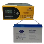 پکیج برق اضطراری یورونت 1100VA باتری AGM ایبیزا 100Ah