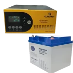 پکیج برق اضطراری یورونت ۱,۱۰۰ ولتآمپر تمامسینوسی + باتری AGM ایبیزا ۴۵ آمپر ساعت (زمان پشتیبانی بیشتر)