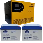 پکیج برق اضطراری یورونت 2050VA + دو باتری AGM ایبیزا 28Ah | ظرفیت مؤثر 333Wh