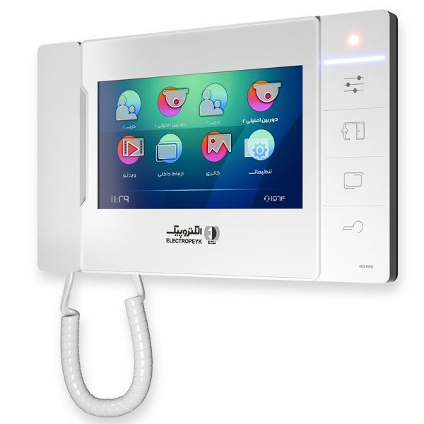 نمای روبروی آیفون تصویری 7 اینچ الکتروپیک مدل 403 پرو