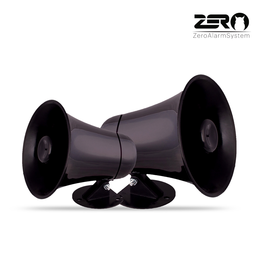 Zero-AlarmSpeaker بلندگوی دزدگیر زیرو | آژیر هشدار سیمی ضدآب با توان خروجی ۲۵ ولت