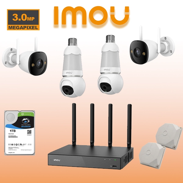 پکیج دوربین بیسیم آیمو با کیفیت 3مگ