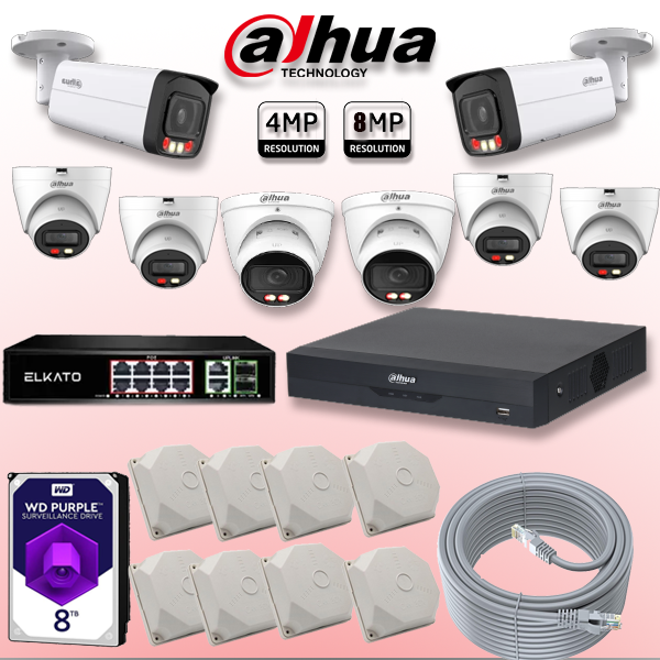 پکیج 8 کانال داهوا AI