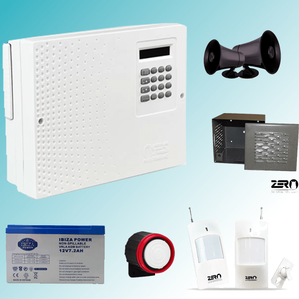 پکیج دزدگیر اماکن زیرو Z1 | خرید و نصب دزدگیر Zero با اپ موبایل