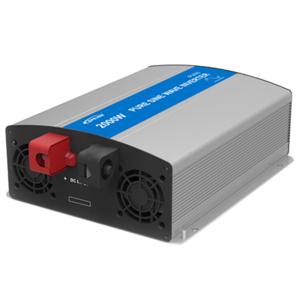 خرید اینورتر سینوسی خالص 2000 وات EPEVER مدل IP2000‑22 با ورودی 24 ولت، توان پیوسته 1600W و پیک 3200W، راندمان 95٪ مناسب سیستم خورشیدی و برق اضطراری.