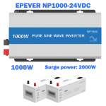 اینورتر سینوسی خالص 1000 وات EPEVER NP1000‑22 | اینورتر 24 ولت کم‌تلفات سری NPower
