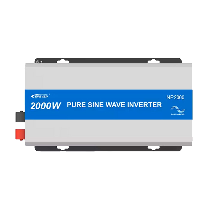 اینورتر سینوسی خالص 2000 وات EPEVER مدل NP2000‑22 با ورودی 24 ولت، راندمان بالا، توان لحظه‌ای 4000 وات و خروجی 220 ولت AC؛ مناسب سیستم خورشیدی، برق اضطراری و تجهیزات حساس.