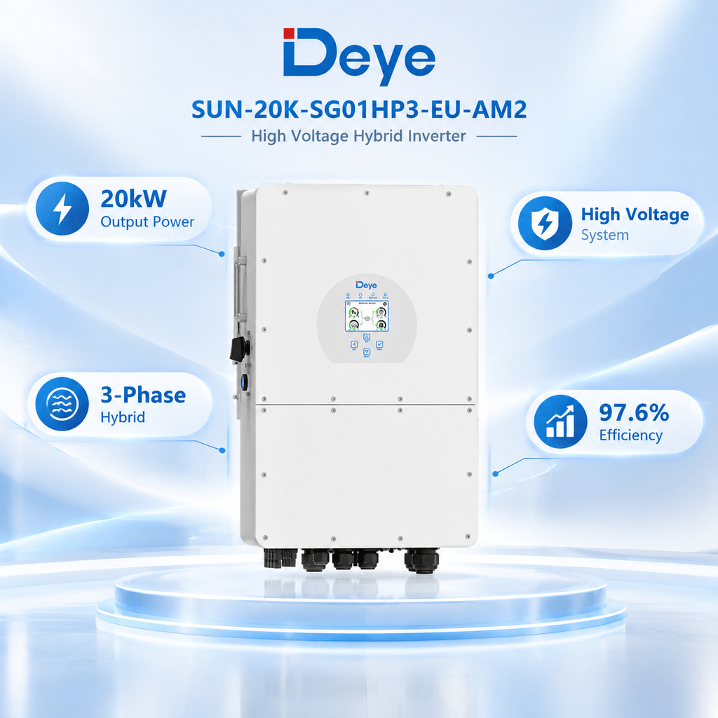 اینورتر هیبرید سه فاز Deye مدل SUN-20K-SG01HP3-EU-AM2