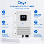 خرید و قیمت اینورتر سان 6 کیلووات هیبرید تک فاز Deye